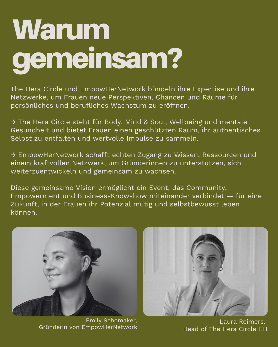 Healthy Women in Business | Gründerinnen Event Hamburg
