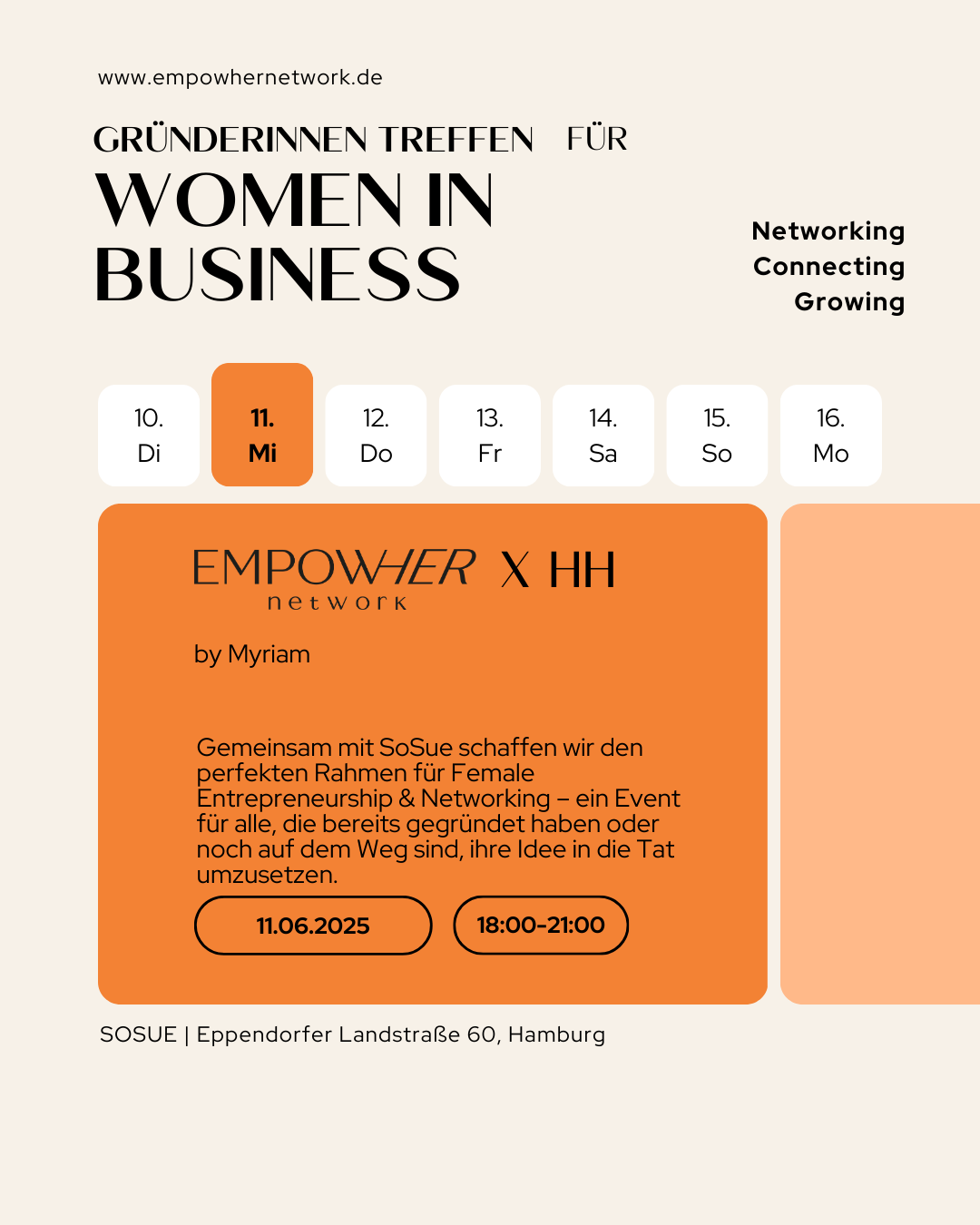 EmpowHerNetwork x Hamburg – Gründerinnen-Treffen