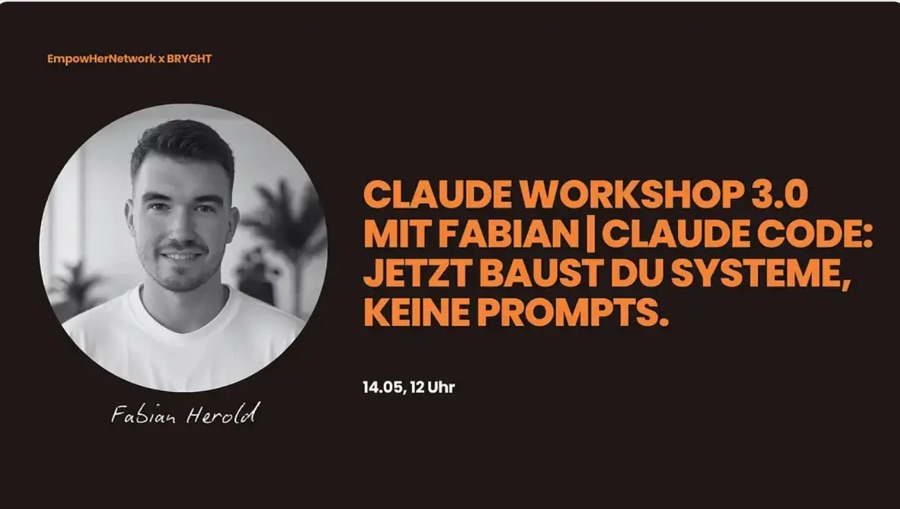 Aufzeichnung: Claude Workshop mit Fabian Herhold